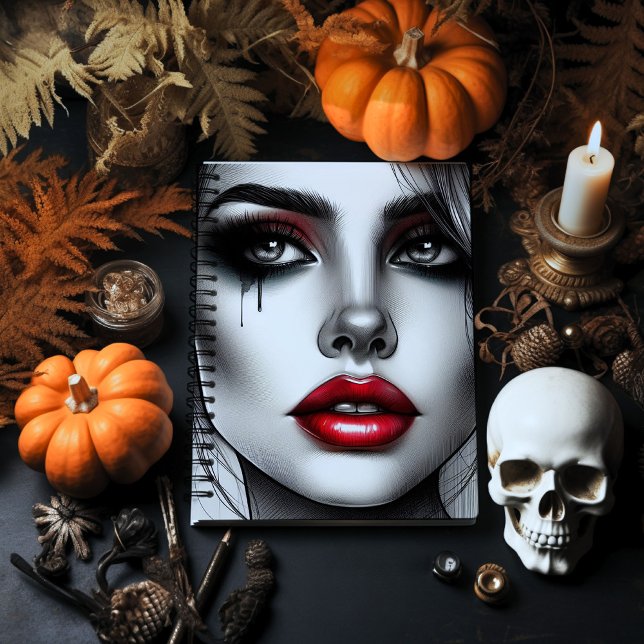 Cuaderno Encantadora Musa Gótica – Alternativa Audaz (Subido por el creador)