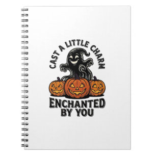 Cuaderno Encantamiento de Amor Fantasma Arte de Calabaza de