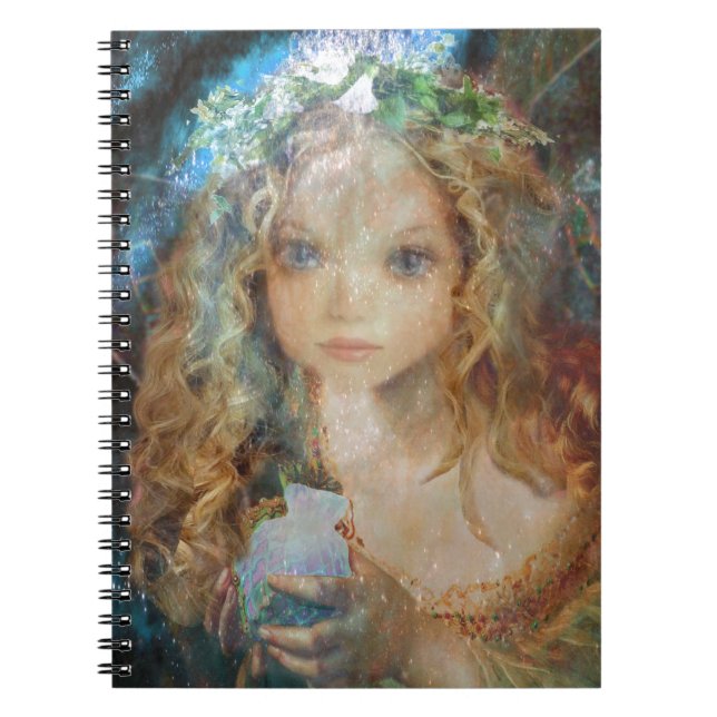 Cuaderno Encanto - ángel de hadas con bendiciones de hadas (Frente)