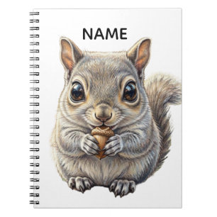 Cuaderno Encanto del bosque Recolector de nueces de ardilla