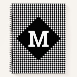 Cuaderno Encanto Jaque Mate: Cuadrícula Retro Personalizabl