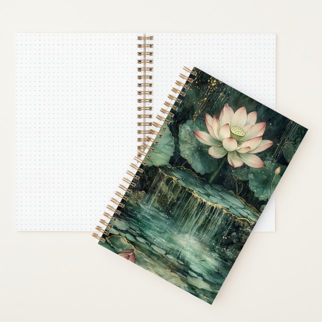 Cuaderno Enchanted Lotus Fountain Bullet Notebook (Interior)
