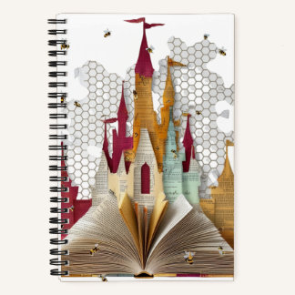 Cuaderno Enchanted Storybook Castle Spiral Notebook