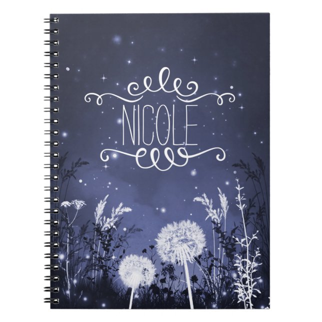 Cuaderno Enchanted Twilight Sky Stars & Foliage Journal (Frente)