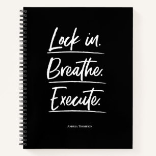 Cuaderno Enciende. Respira. Personalizado neutral de género