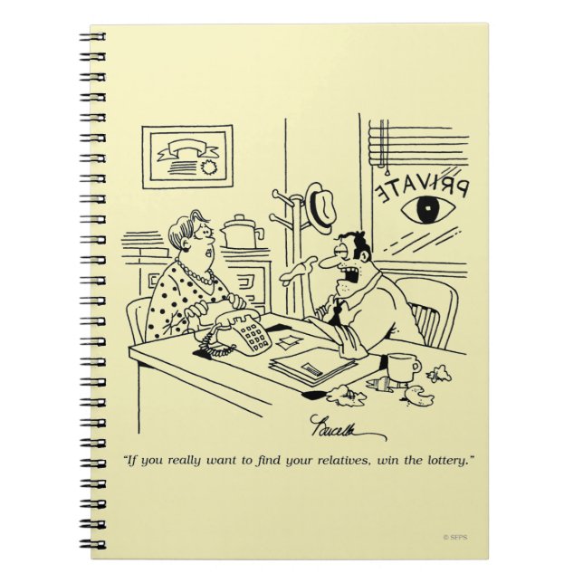Cuaderno Encontrar a parientes (Frente)