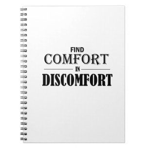 Cuaderno Encontrar comodidad en incomodidad