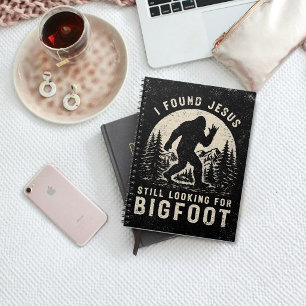 Cuaderno Encontré a Jesús, todavía estoy buscando a Bigfoot