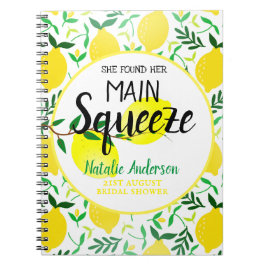 Cuaderno Encontró Su Principal Squeeze Lemons Bridal Shower