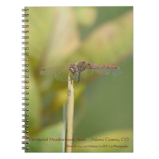 Cuaderno encuadernado en espiral con foto de libél