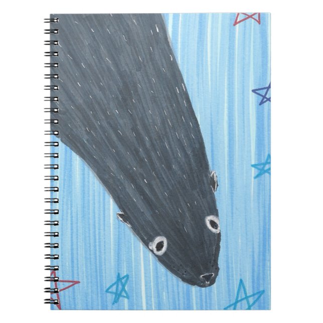 Cuaderno Encuadernador de león marino tonto (Frente)