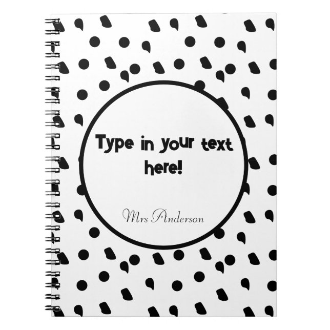 Cuaderno encuadernador personalizado, binder boho, personal (Frente)