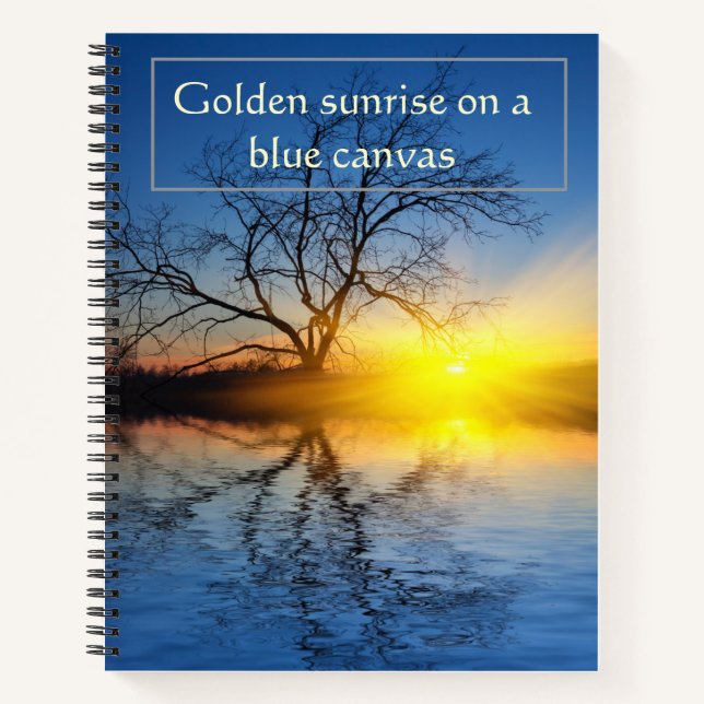 Cuaderno Encuentra Paz en el Barco de Niebla Matutina (Anverso)