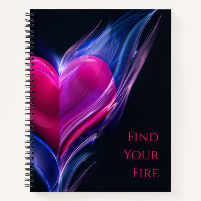 Cuaderno Encuentra tu fuego Inspirador (Anverso)
