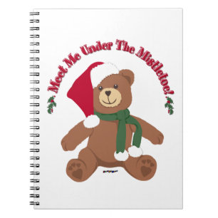 Cuaderno ¡Encuéntrame Bajo El Mistletoe! Navidades Teddy Be