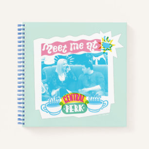 Cuaderno Encuentrame en Central Perk Neon Gráfico