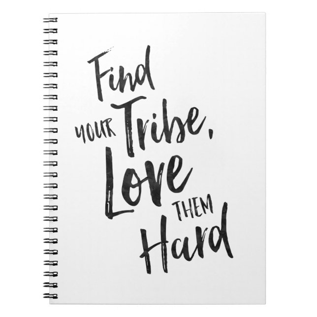 Cuaderno Encuentre su tribu - diario inspirador (Frente)