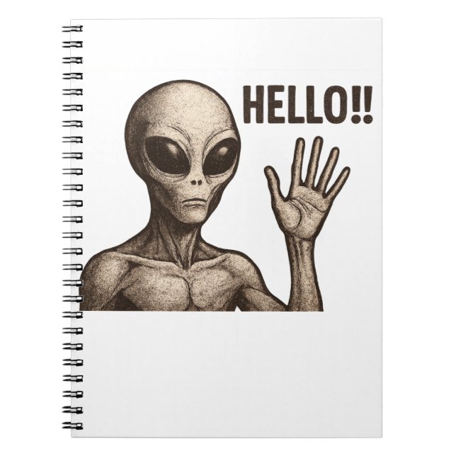 Cuaderno Encuentro Grave: El saludo Alienígena (Frente)