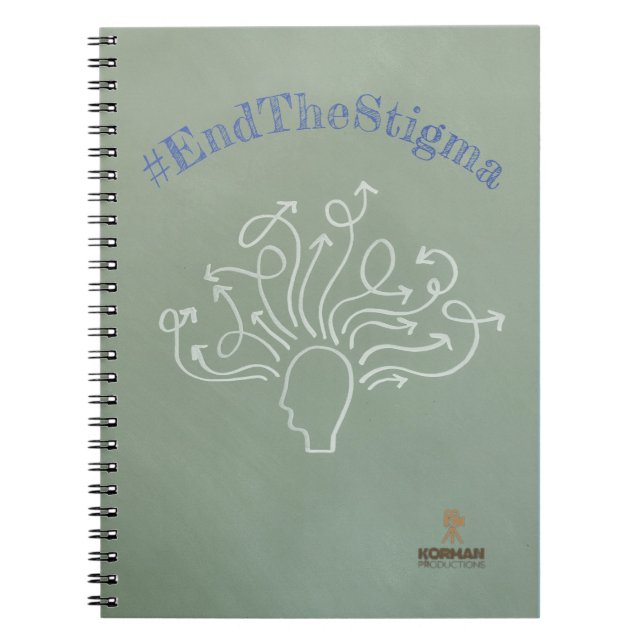 Cuaderno #EndTheStigma Korman produce canal de YouTube (Frente)