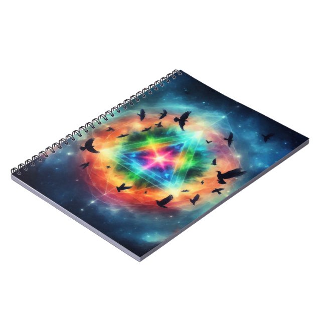 Cuaderno Energía cósmica triangular (Lado Izquierdo)