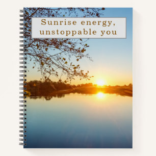 Cuaderno Energía del amanecer Imparable Tú Lagoside