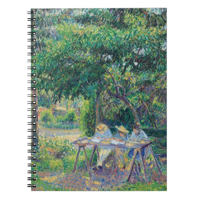 Cuaderno Enfants attabés dans le jardin Camille Pissarro (Frente)