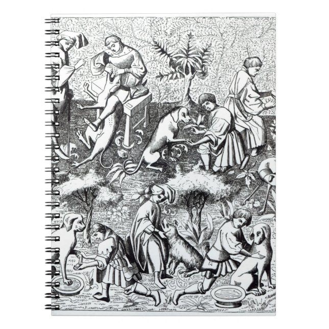 Cuaderno Enfermedades de perros y de su curación, después (Frente)