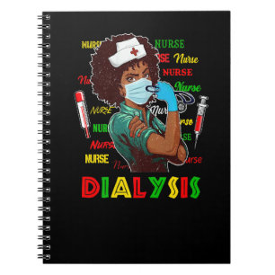 Cuaderno Enfermera afroamericana Mes de la Historia Negra O