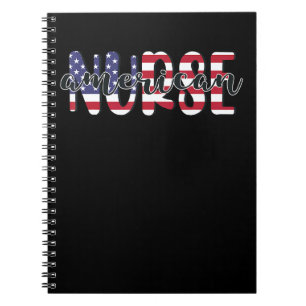 Cuaderno enfermera americana Marcha de un millón de enferme