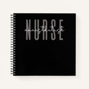 Cuaderno Enfermera anestesista enfermeras médicas con estil