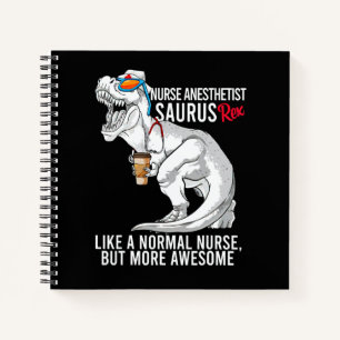 Cuaderno Enfermera Anestesista Saurio Como Una Enfermera No