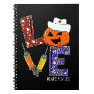 Cuaderno Enfermera cardíaca Ama la vida de enfermera Hallow
