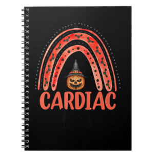 Cuaderno Enfermera cardíaca Arcoíris Halloween Enfermería c
