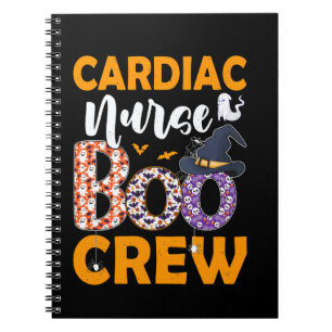Cuaderno Enfermera cardíaca Boo Crew Espantoso Boo Fantasma