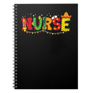 Cuaderno Enfermera Cinco De Mayo Mexicana Rn Enfermeras Reg