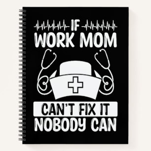 Cuaderno enfermera CNA compañera de trabajo enfermería card