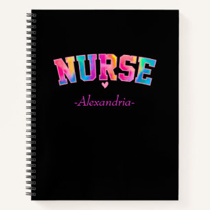 Cuaderno Enfermera colorida