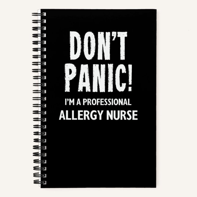 Cuaderno enfermera de alergia (Anverso)