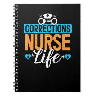Cuaderno Enfermera de Correcciones Vida Cárcel Prisión Corr