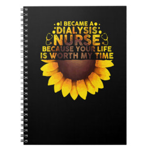 Cuaderno Enfermera de Diálisis Adorable para Hombres Mujere