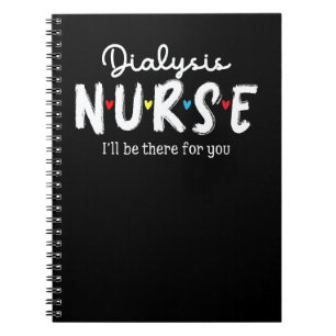 Cuaderno Enfermera de diálisis Cuadro Escotilla Corazón Roj