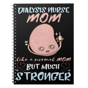 Cuaderno Enfermera de diálisis Mamá Enfermería de riñón Nef