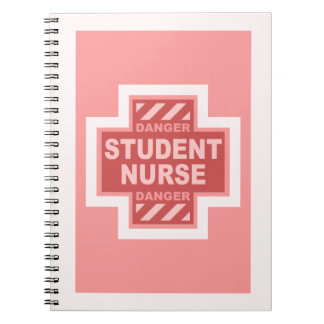 Cuaderno ¡Enfermera de estudiante del peligro! - rosa