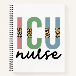 Cuaderno Enfermera de la UCI Cheetah RN Enfermera regalos d
