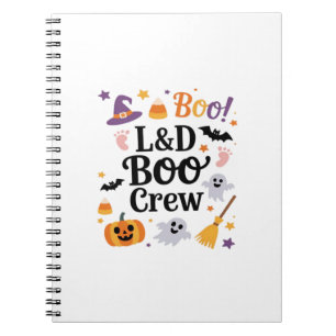 Cuaderno Enfermera de Labor y Parto Halloween Calabaza Fant
