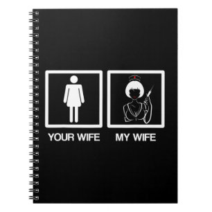 Cuaderno Enfermera de los hombres regalo Divertido marido t
