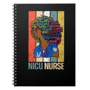Cuaderno Enfermera de Nicu Negra Para Nu de Melanina Afroam