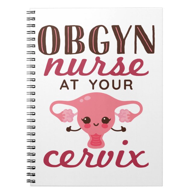 Cuaderno Enfermera de OBGYN en su oficina (Frente)