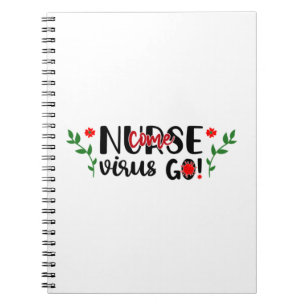 Cuaderno Enfermera de regalo de enfermería pase virus Go