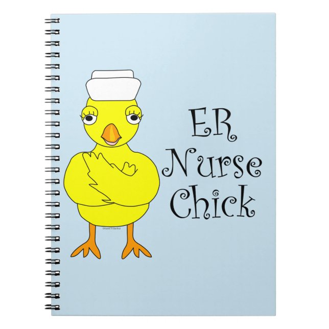 Cuaderno Enfermera de urgencias Chick (Frente)